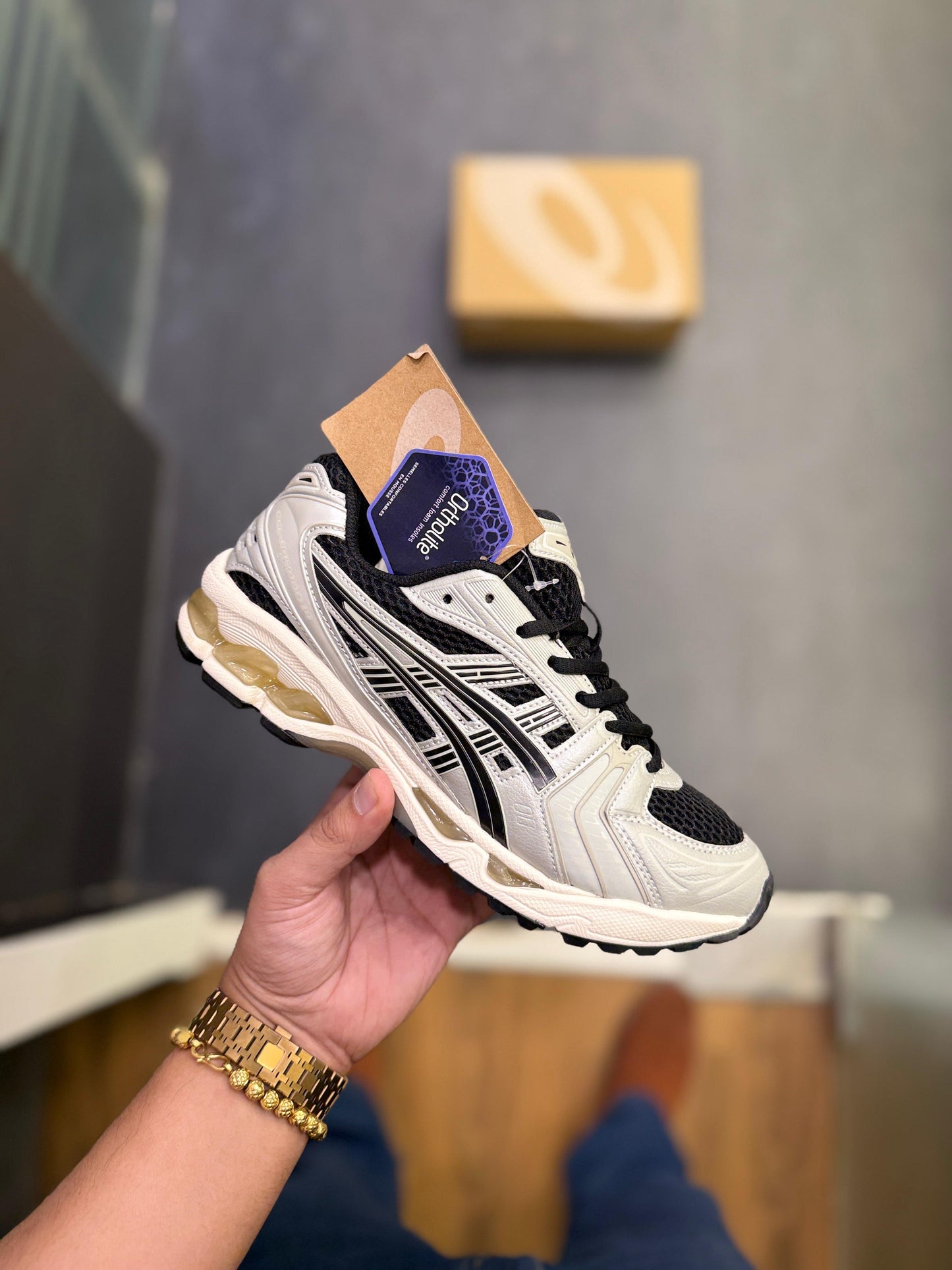 ASICS GEL KAYANO 14 BLACK SILVER