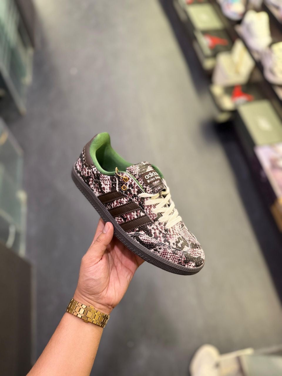 ADIDAS ORIGINALS SAMBA WALES AND
BONER SNAKE SKIN