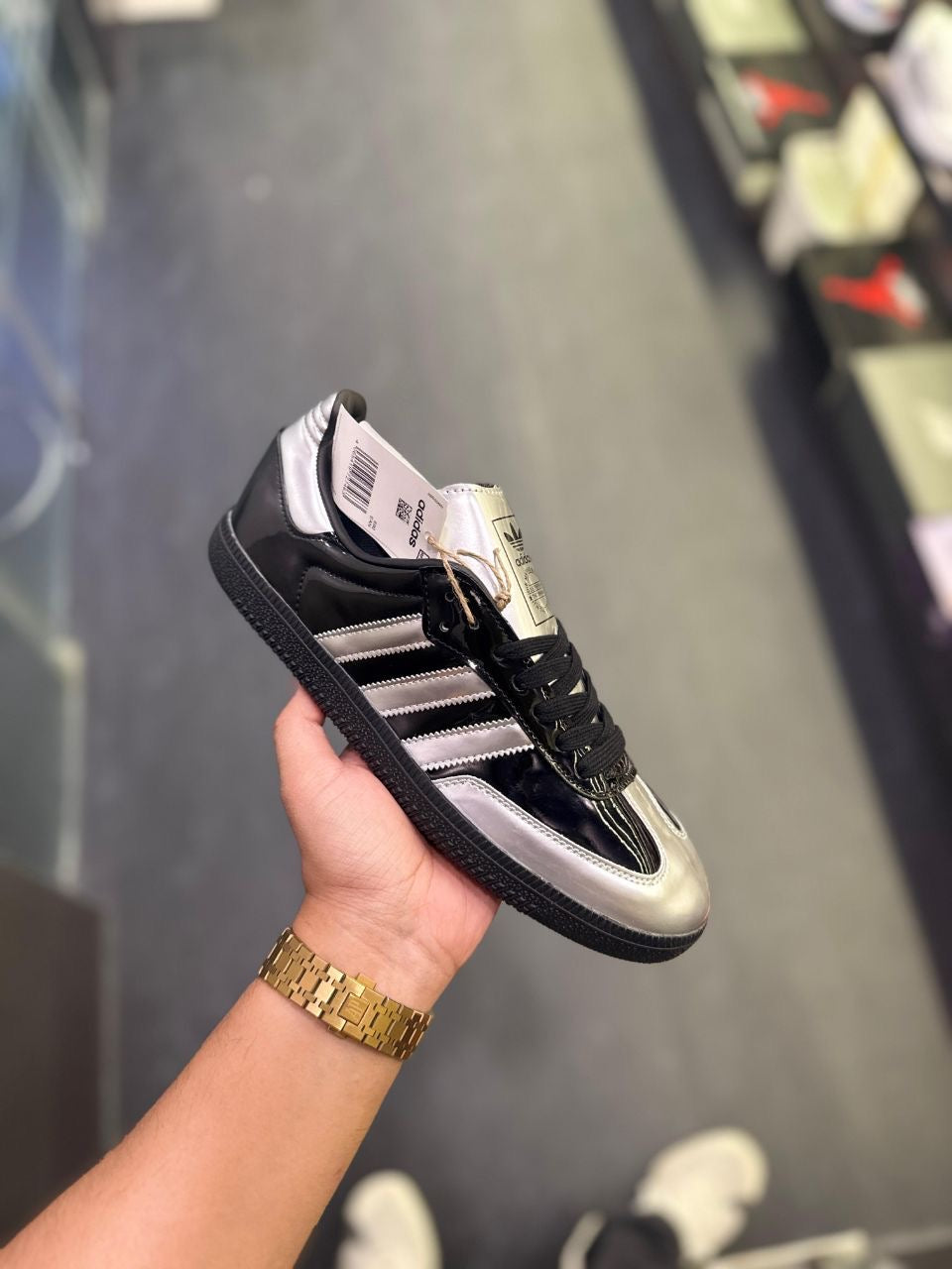 ADIDAS ORIGINALS SAMBA ATMOS BLACK
SILVER