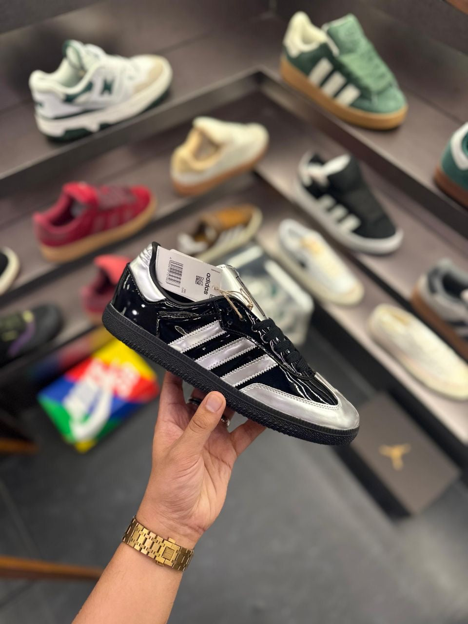 ADIDAS ORIGINALS SAMBA ATMOS BLACK
SILVER