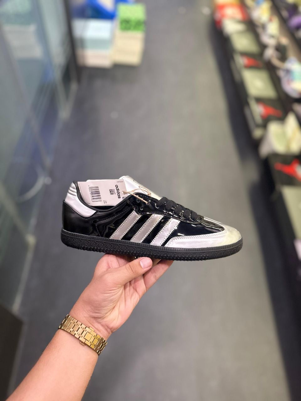 ADIDAS ORIGINALS SAMBA ATMOS BLACK
SILVER