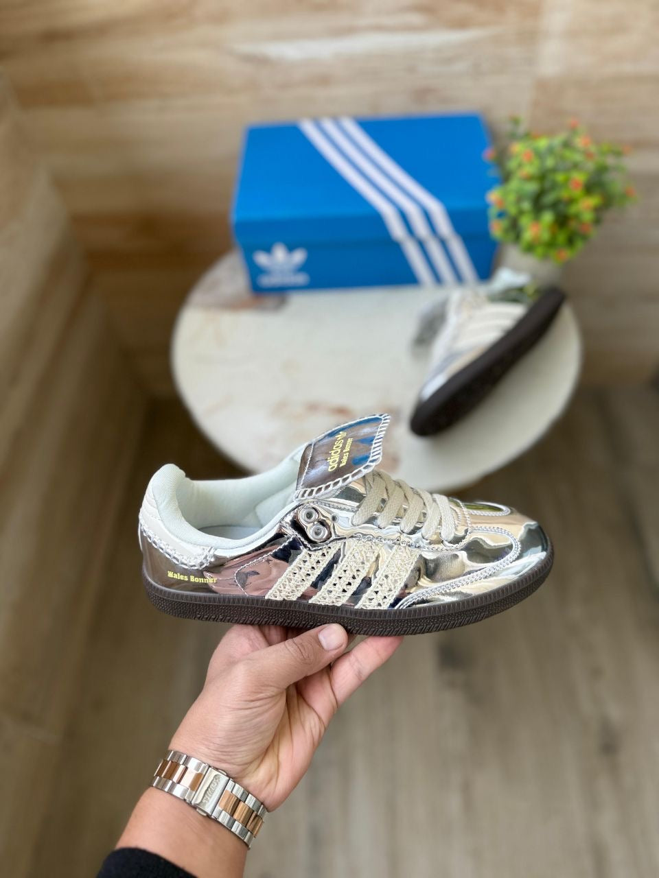 ADIDAS ORIGINALS SAMBA WALES BONER
SILVER