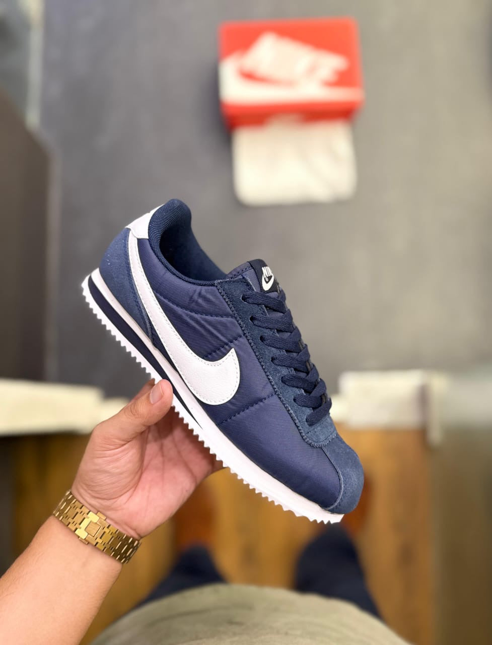 NIKE CORTEZ NYLON NAVY
SHOWROOM QUALITY