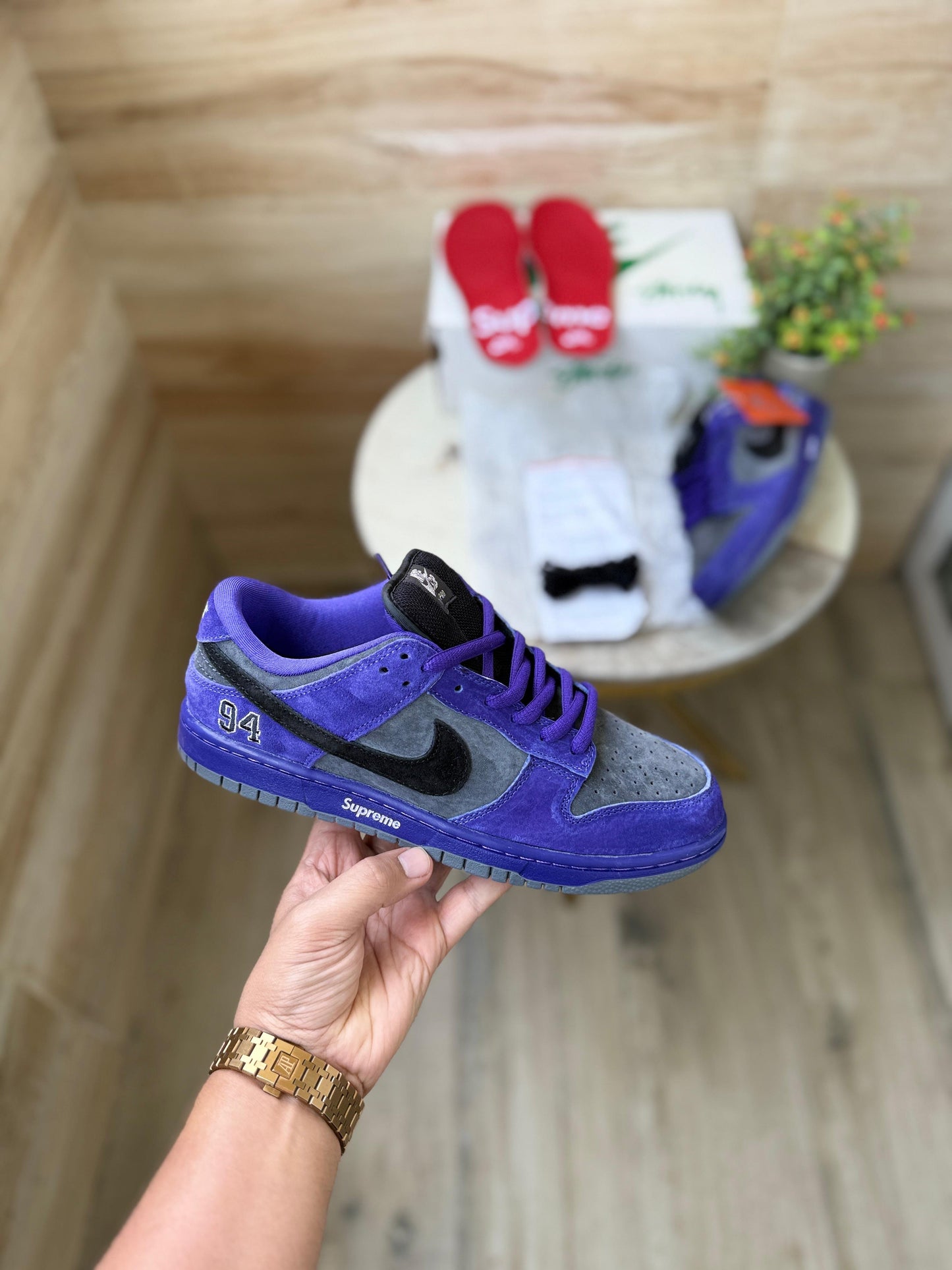 NIKE SB DUNK SUPREME 94 INK BLACK