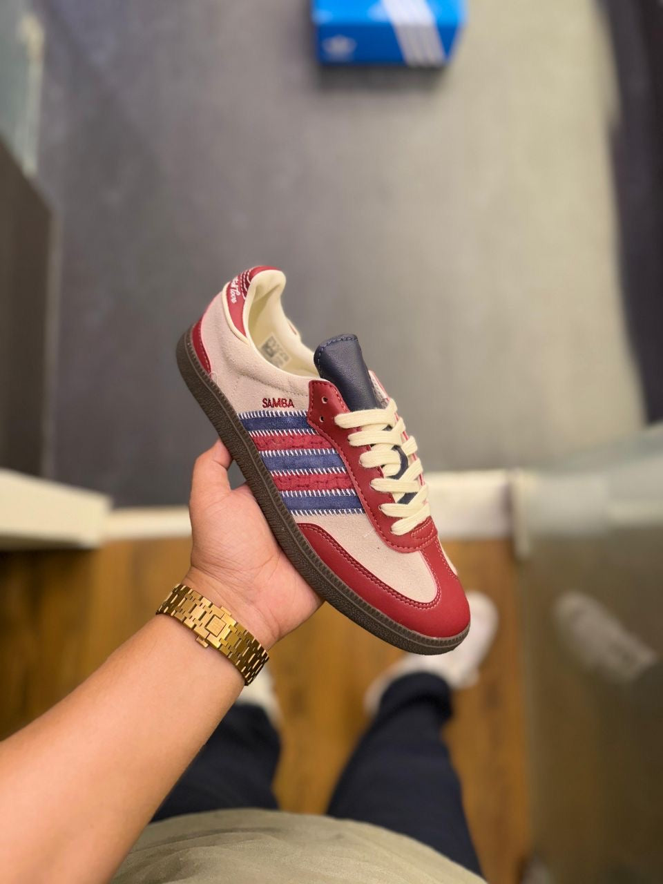 ADIDAS ORIGINALS SAMBA NOTITLE
MAROON
SHOWROOM QUALITY