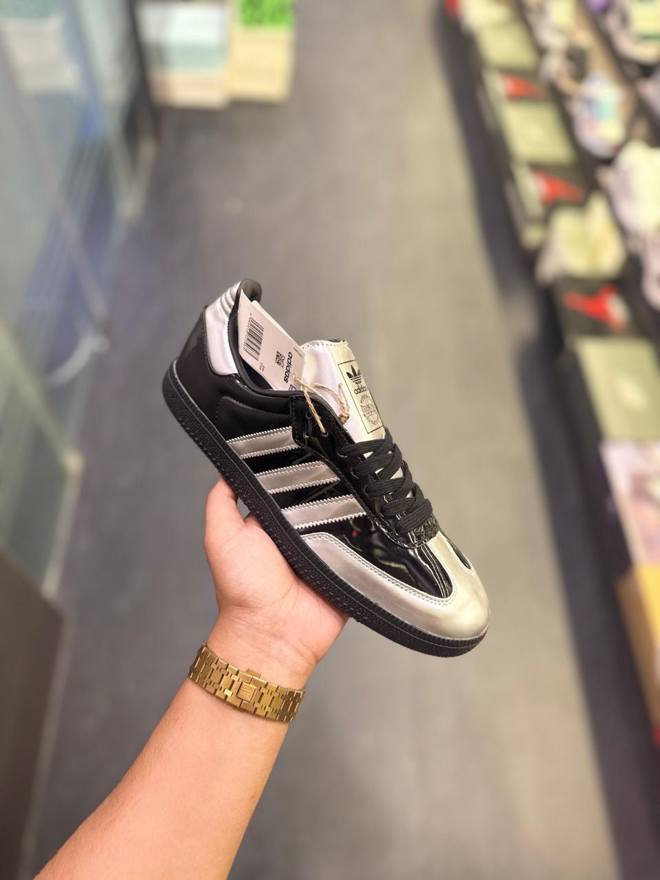 ADIDAS ORIGINALS SAMBA ATMOS BLACK
SILVER