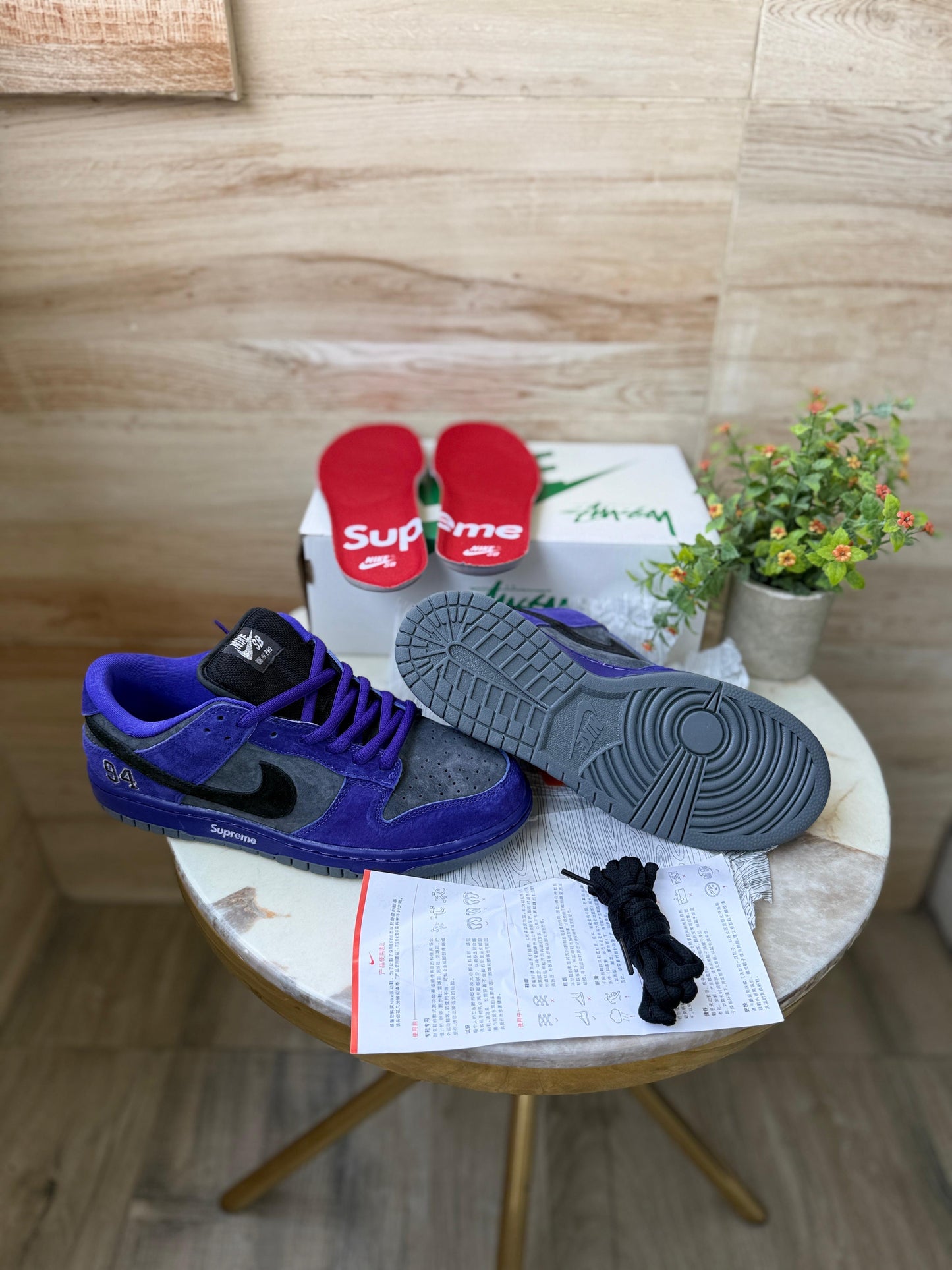 NIKE SB DUNK SUPREME 94 INK BLACK