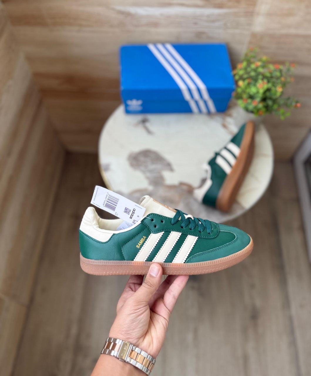 ADIDAS ORIGINALS SAMBA GREEN