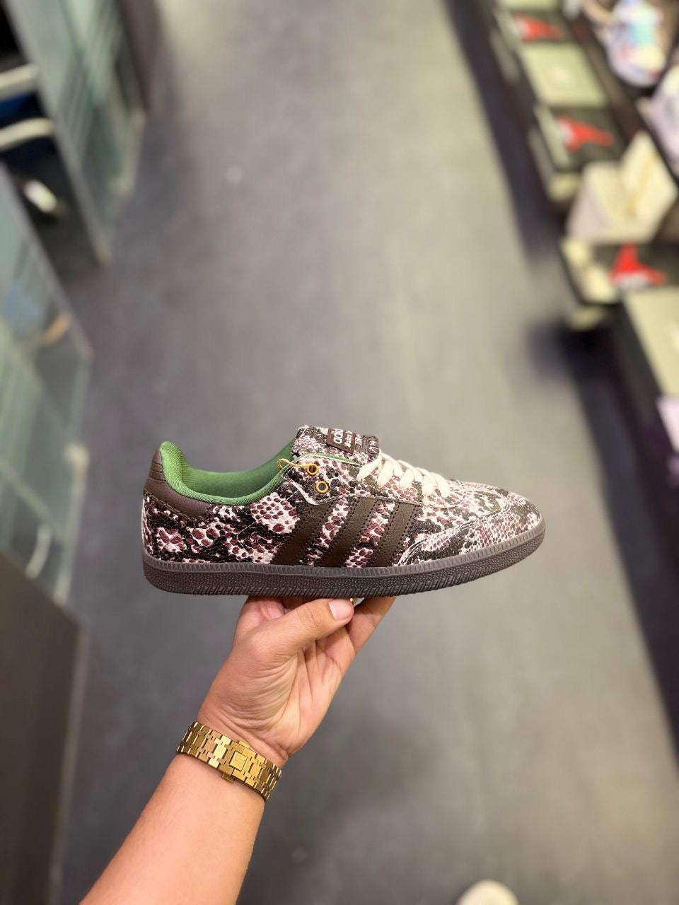 ADIDAS ORIGINALS SAMBA WALES AND
BONER SNAKE SKIN