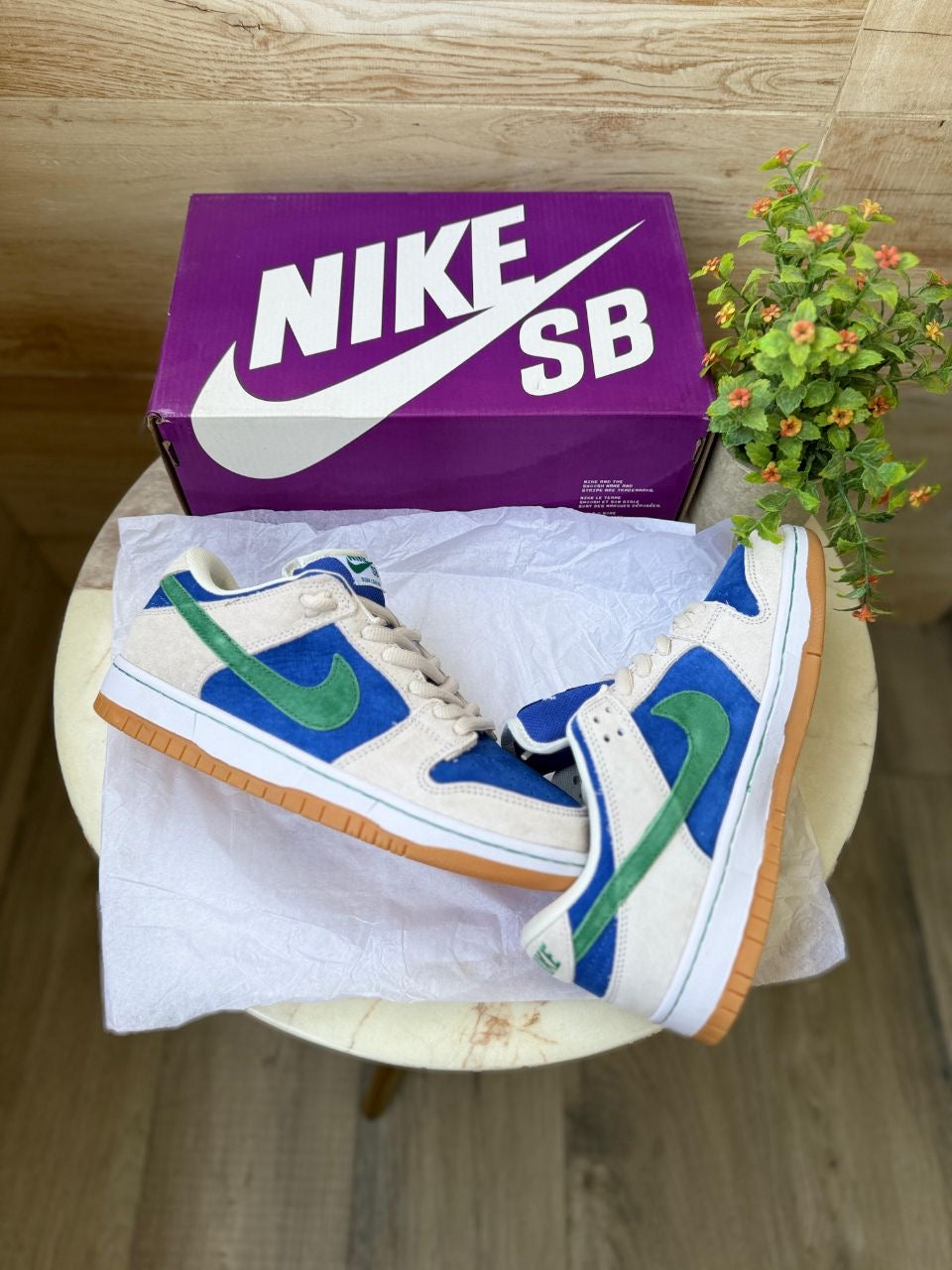 NIKE SB DUNK hyper royal malachite