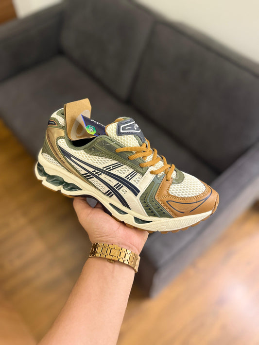ASICS GEL KAYANO 14 GREEN BROWN
SHOWROOM QUALITY