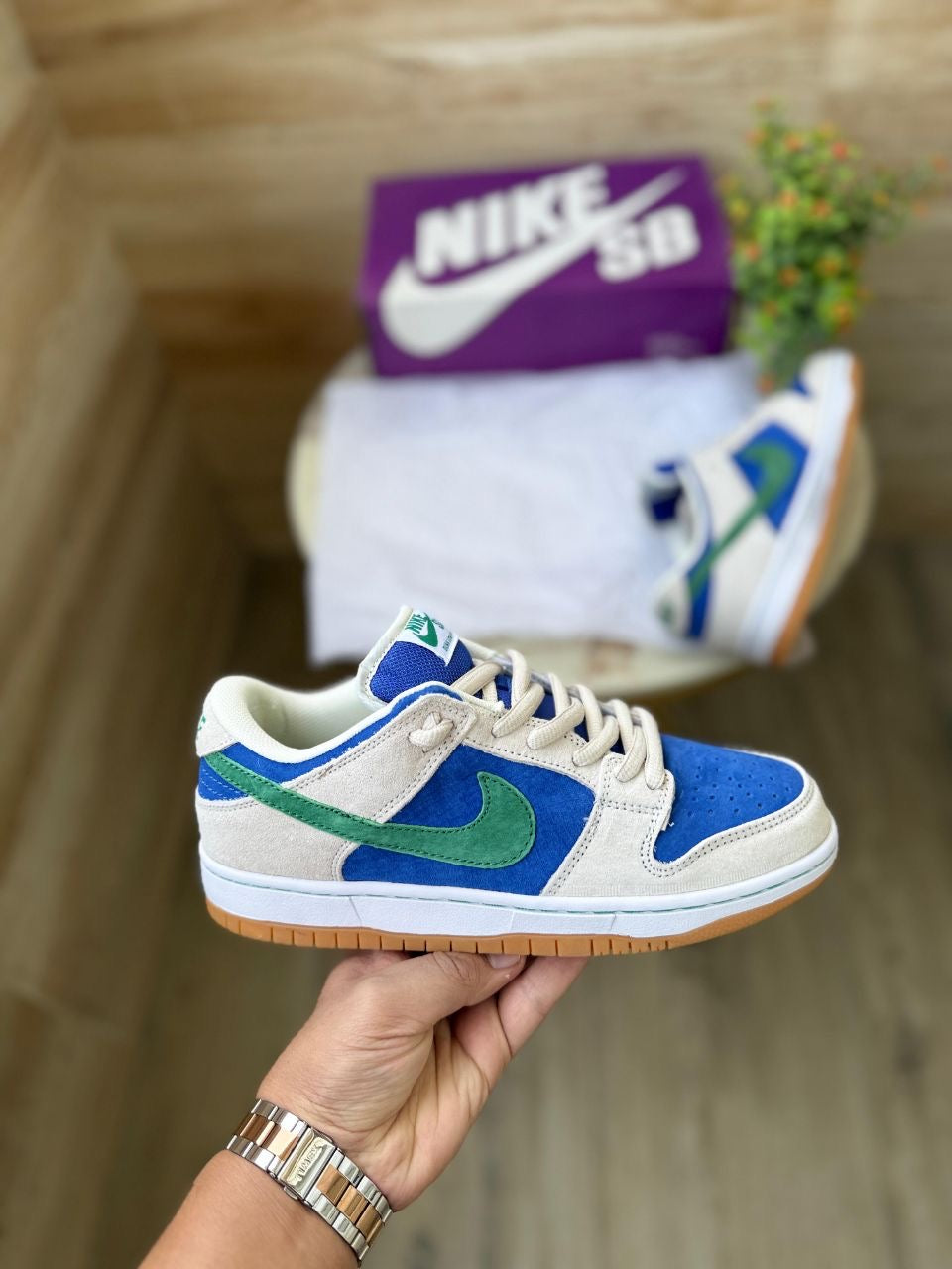 NIKE SB DUNK hyper royal malachite