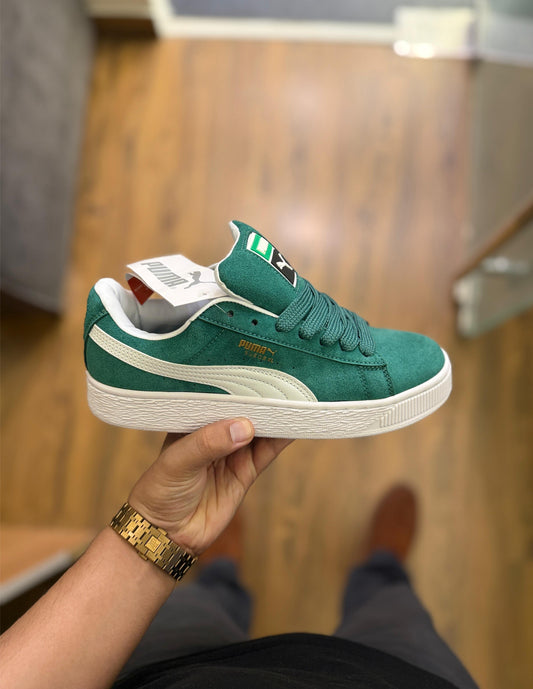 PUMA CLASSIC SUEDE XLG DARK GREEN