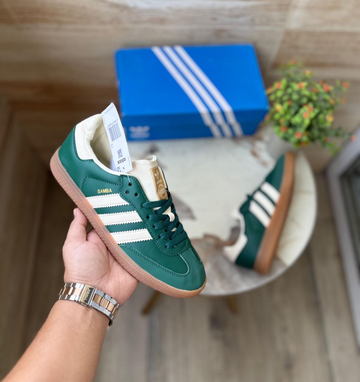 ADIDAS ORIGINALS SAMBA GREEN